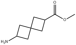 6-氨基螺[3.3]庚烷-2-羧酸甲酯 结构式