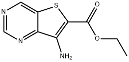 ethyl 7-aminothieno[3,2-d]pyrimidine-6-carboxylate 结构式