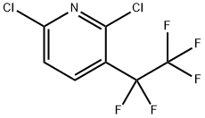 2,6-Dichloro-3-(pentafluoroethyl)pyridine 结构式