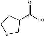 (3R)-Tetrahydro-3-thiophenecarboxylicacid 结构式