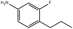 3-Fluoro-4-propylaniline 结构式