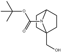 1-(羟甲基)-7-氮杂双环[2.2.1]庚烷-7-羧酸叔丁酯 结构式