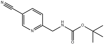 tert-butyl ((5-cyanopyridin-2-yl)Methyl)carbaMate 结构式