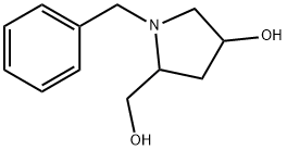 1-Benzyl-5-hydroxymethyl-pyrrolidin-3-ol 结构式
