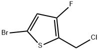 5-溴-2-(氯甲基)-3-氟噻吩 结构式