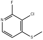 2-Chloro-1-fluoro-3-(methylsulfanyl)benzene 结构式