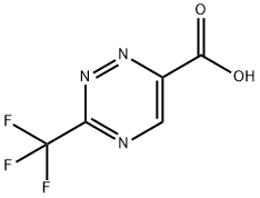 3-(trifluoromethyl)-1,2,4-triazine-6-carboxylic acid 结构式