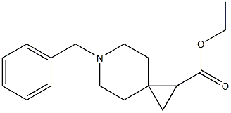 ethyl 6-benzyl-6-azaspiro[2.5]octane-1-carboxylate 结构式