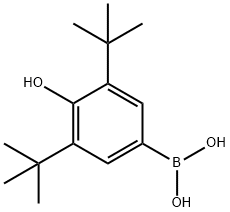 Boronic acid, B-[3,5-bis(1,1-dimethylethyl)-4-hydroxyphenyl]- 结构式