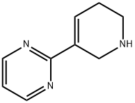2-(1,2,5,6-tetrahydropyridin-3-yl)pyrimidine hydrochloride 结构式