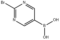 2-Bromopyrimidine-5-boronic acid 结构式