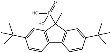 (2,7-二叔丁基-9-甲基芴-9基)膦酸 结构式