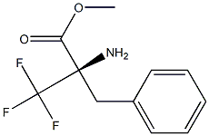 (R)-2-氨基-2-苄基-3,3,3-三氟丙酸甲酯 结构式