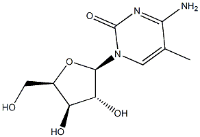 1-(BETA-D-Xylofuranosyl)-5-methylcytosine 结构式