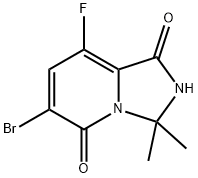 6-溴-8-氟-3,3-二甲基-2,3-二氢咪唑并[1,5-A]吡啶-1,5-二酮 结构式