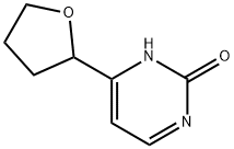 4-(tetrahydrofuran-2-yl)pyrimidin-2-ol 结构式