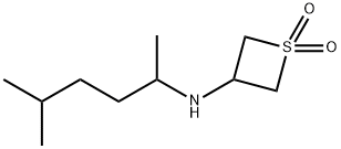 3-((5-甲基己烷-2-基)氨基)硫杂环丁烷1,1-二氧代 结构式