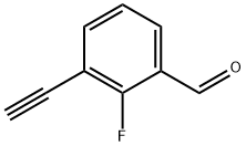 3-乙炔基-2-氟苯甲醛 结构式