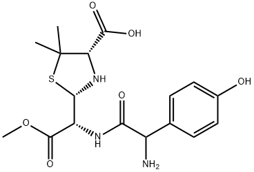 Amoxicillin impurity 14/Amoxicillin EP Impurity P 结构式