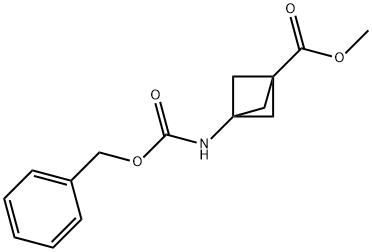 methyl 3-{[(benzyloxy)carbonyl]amino}bicyclo[1.1.1]pentane-1-carboxylate 结构式