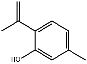 5-甲基-2-(丙-1-烯-2-基)苯酚 结构式