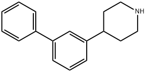 4-(3-phenylphenyl)piperidine 结构式