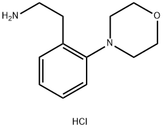 2-[2-(吗啉-4-基)苯基]乙烷-1-胺二盐酸 结构式