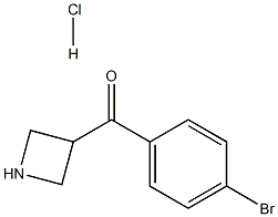 3-(4-bromobenzoyl)azetidine hydrochloride 结构式