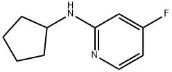 N-cyclopentyl-4-fluoropyridin-2-amine 结构式