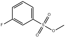 methyl 3-fluorobenzene-1-sulfonate 结构式