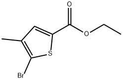 5-溴-4-甲基-2-噻吩羧酸乙酯 结构式
