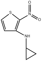 N-cyclopropyl-2-nitrothiophen-3-amine 结构式