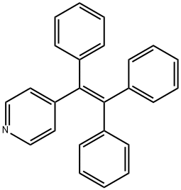 (4-三苯基乙烯基)吡啶 结构式