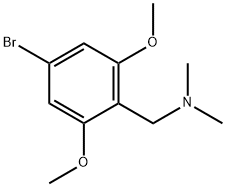 [(4-Bromo-2,6-dimethoxyphenyl)methyl]dimethylamine 结构式