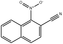 2-Naphthalenecarbonitrile, 1-nitro- 结构式