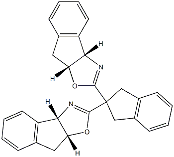 (3AS,3A'S,8AR,8A'R)-2,2'-(1,3-二氢-2H-茚-2-甲基叉双[3A,8A-二氢-8H-茚并[1,2-D]恶唑 结构式