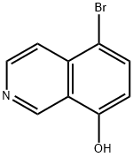 5-溴异喹啉-8-醇 结构式