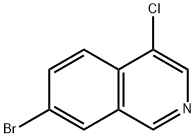 7-溴-4-氯异喹啉 结构式