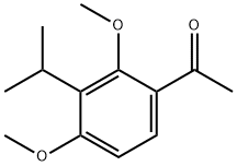 1-(3-Isopropyl-2,4-dimethoxyphenyl)ethanone 结构式