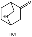 2-氮杂双环[2.2.2]辛-3-酮盐酸盐 结构式