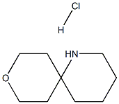 9-oxa-1-azaspiro[5.5]undecane hydrochloride 结构式