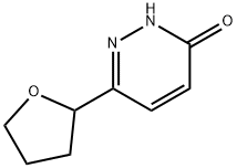 6-(tetrahydrofuran-2-yl)pyridazin-3-ol 结构式