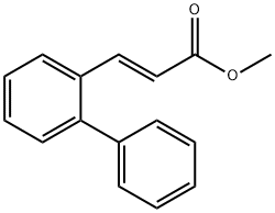 甲基-(E)-3-([1,1'-联苯]-2-YL)丙烯酸酯 结构式