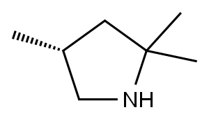 (R)-2,2,4-三甲基吡咯烷 结构式