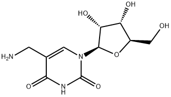 5-Aminomethyluridine 结构式