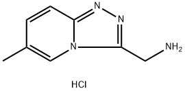 (6-甲基-[1,2,4]三唑并[4,3-A]吡啶-3-基)甲胺二盐酸盐 结构式