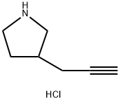 3-(丙-2-炔-1-基)吡咯烷盐酸 结构式