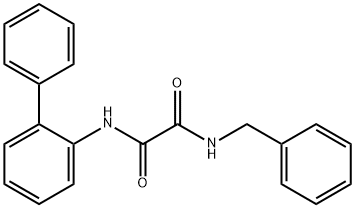 Ethanediamide, N1-[1,1'-biphenyl]-2-yl-N2-(phenylmethyl)- 结构式