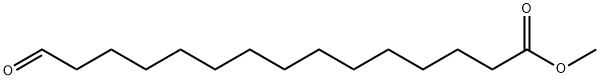 Pentadecanoic acid, 15-oxo-, methyl ester 结构式