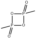 1,3,2,4-Dioxadiphosphetane, 2,4-dimethyl-, 2,4-dioxide 结构式